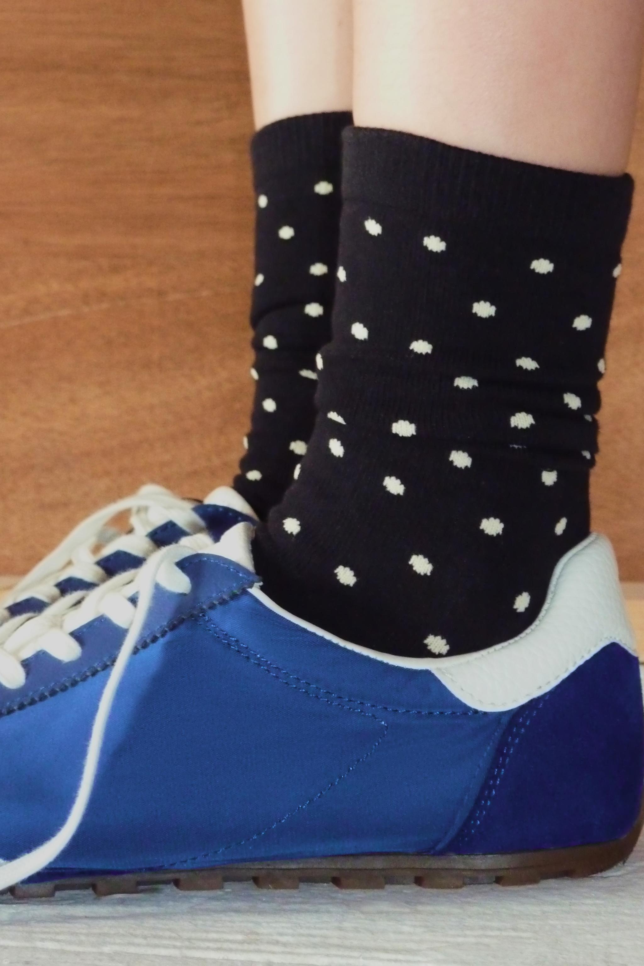 POLKA DOT PRINTED SOCKS